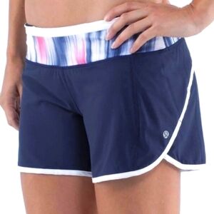 Lululemon Turbo Running Shorts Mirage Deep Indigo 6 Activewear